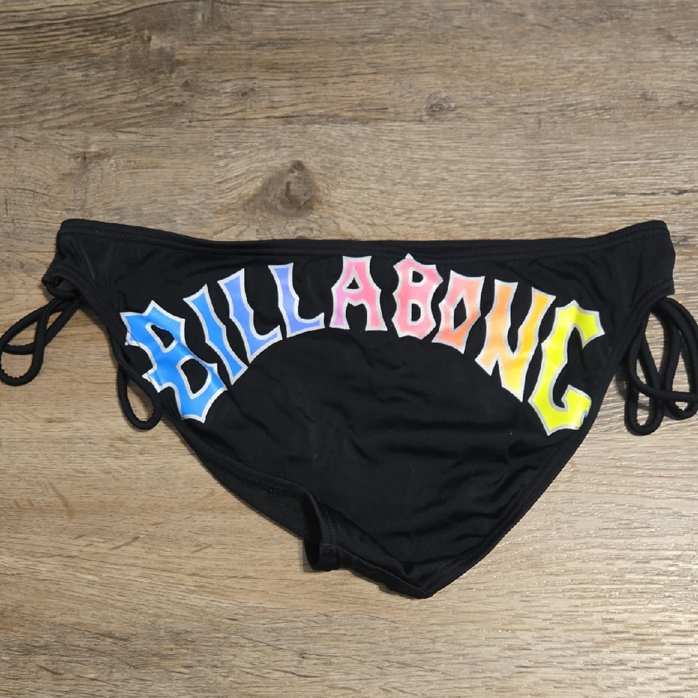 Billabong Bikini Set Black Bikini with Multicolor Lettering - Picture 8 of 12